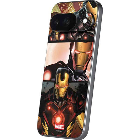 Marvel Iron Man Three Panel Google Pixel 9 Skin